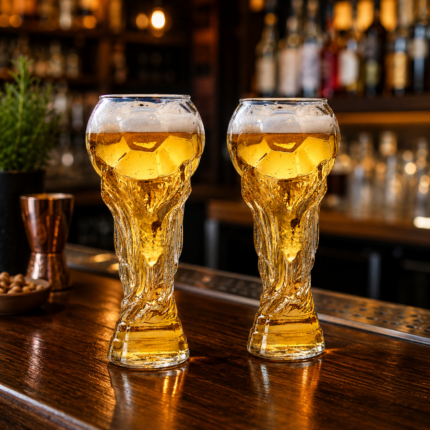 Football Classy Beer Glass - Set Of 2